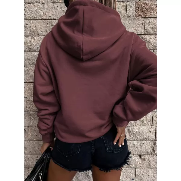 SHEWIN Women's Casual Hoodies Long Sleeve Solid Lightweight Pullover Tops Loose Sweatshirt with Pocket