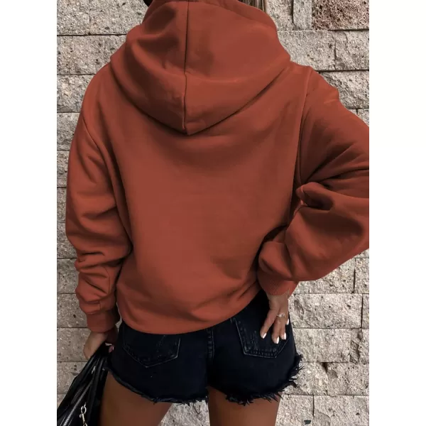 SHEWIN Women's Casual Hoodies Long Sleeve Solid Lightweight Pullover Tops Loose Sweatshirt with Pocket