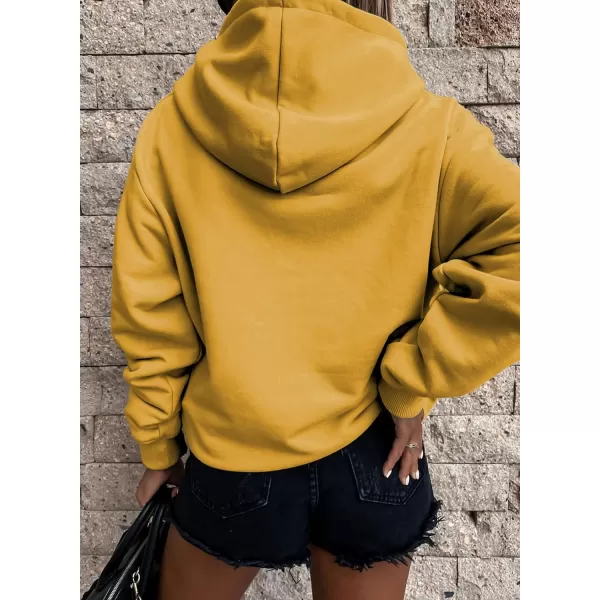 SHEWIN Women's Casual Hoodies Long Sleeve Solid Lightweight Pullover Tops Loose Sweatshirt with Pocket