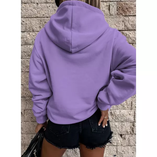 SHEWIN Women's Casual Hoodies Long Sleeve Solid Lightweight Pullover Tops Loose Sweatshirt with Pocket