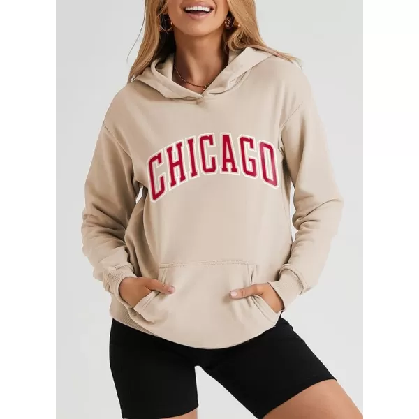 SHEWIN Women's Casual Hoodies Long Sleeve Solid Lightweight Pullover Tops Loose Sweatshirt with Pocket