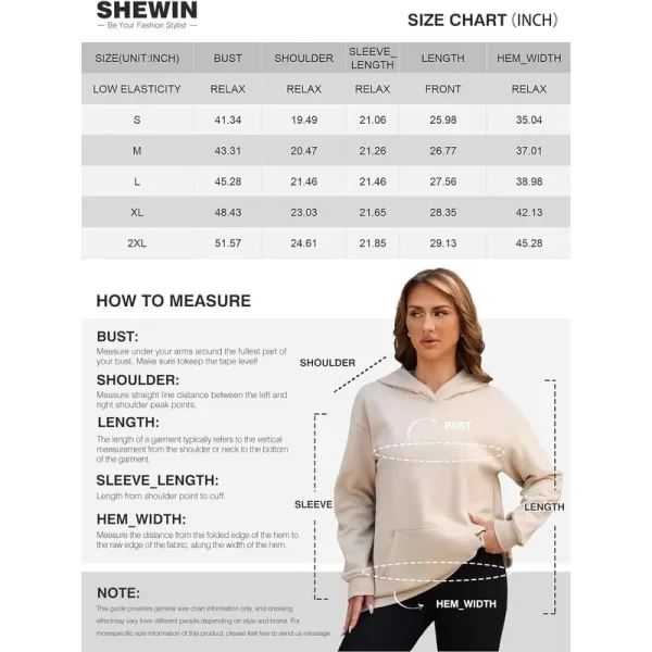 SHEWIN Women's Casual Hoodies Long Sleeve Solid Lightweight Pullover Tops Loose Sweatshirt with Pocket