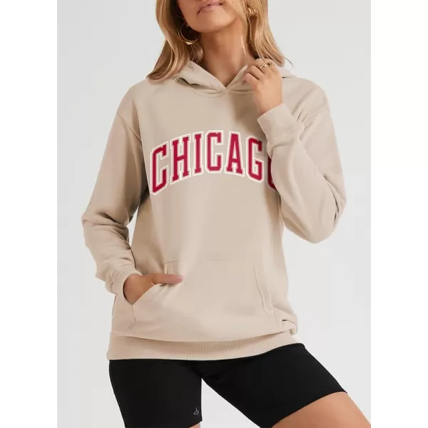 SHEWIN Women's Casual Hoodies Long Sleeve Solid Lightweight Pullover Tops Loose Sweatshirt with Pocket
