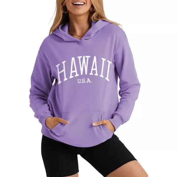 SHEWIN Women's Casual Hoodies Long Sleeve Solid Lightweight Pullover Tops Loose Sweatshirt with Pocket