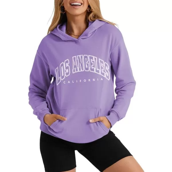 SHEWIN Women's Casual Hoodies Long Sleeve Solid Lightweight Pullover Tops Loose Sweatshirt with Pocket