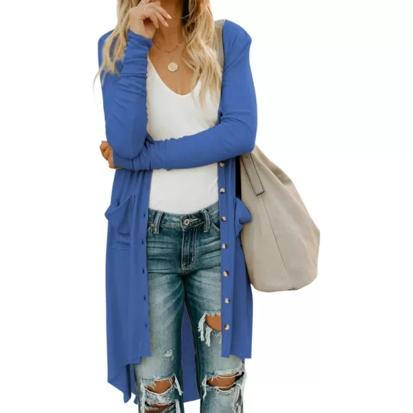 A Blue 3 (With Buttons, With Pockets)