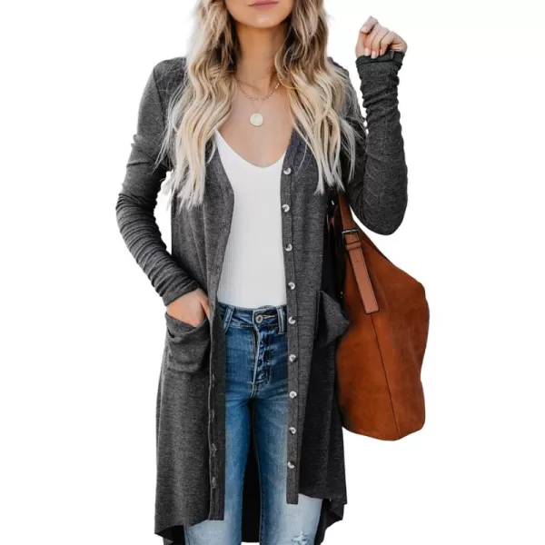 A Gray(with Buttons, With Pockets)