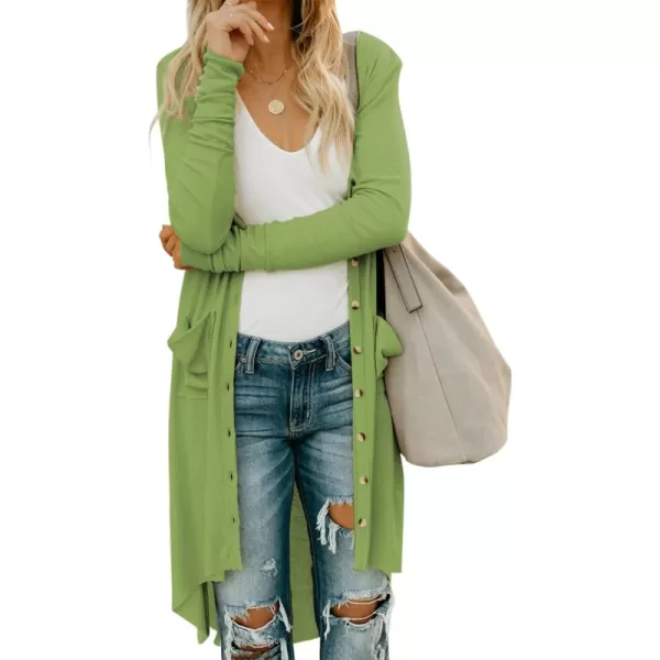 A Green 3 (With Buttons, With Pockets)