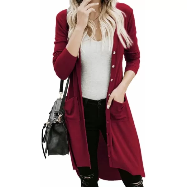 A Red(with Buttons, With Pockets)
