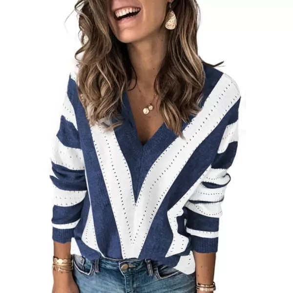 Striped Blue