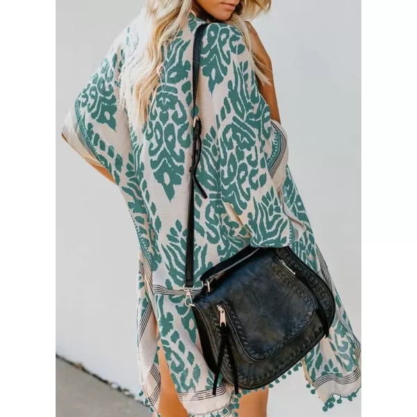 Dokotoo Womens 2024 Summer Beach Hawaiian Vacation Long Kimono Cardigans Swimsuits Cover ups