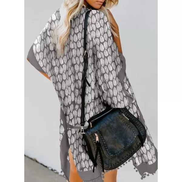 Dokotoo Womens 2024 Summer Beach Hawaiian Vacation Long Kimono Cardigans Swimsuits Cover ups