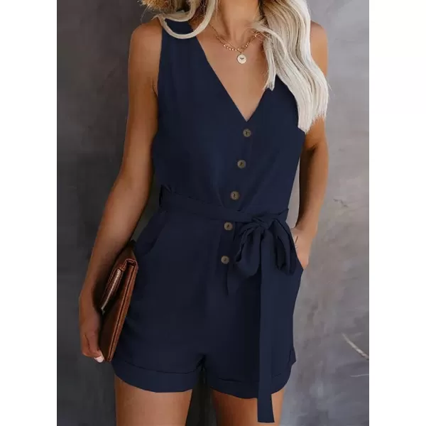 Dokotoo Womens Halter Neck Sleeveless Floral Print &amp; Solid Rompers Jumpsuits