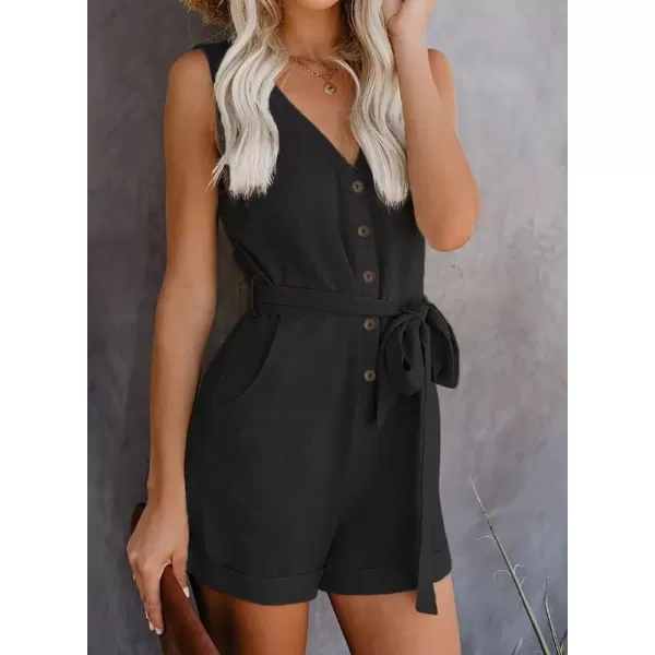 Dokotoo Womens Halter Neck Sleeveless Floral Print &amp; Solid Rompers Jumpsuits