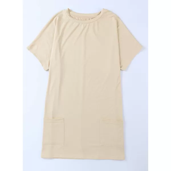 Dokotoo Womens Summer Casual Shirts Short Sleeve Tunic Tops with Pockets