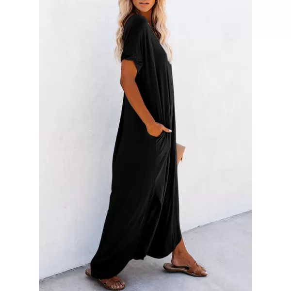 Dokotoo Womens Summer Dress Long Dress Casual Loose Maxi Dresses Beach Outfit 2024 Resort Hawaiian