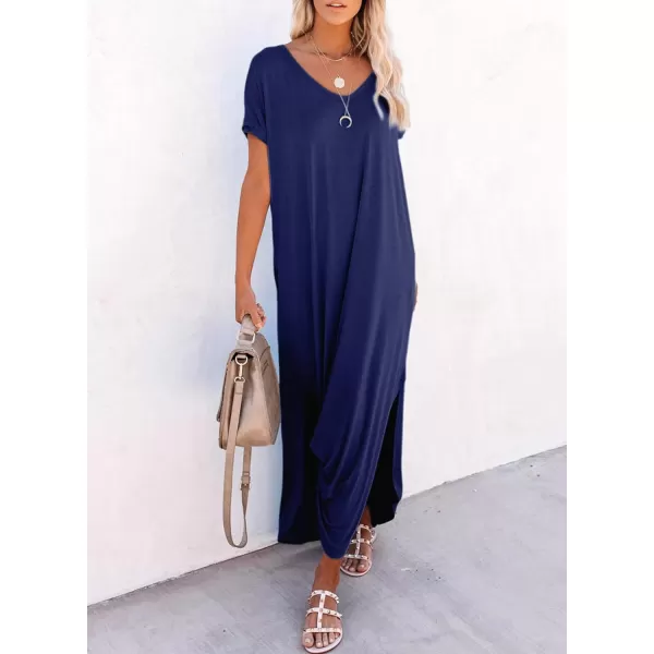 Dokotoo Womens Summer Dress Long Dress Casual Loose Maxi Dresses Beach Outfit 2024 Resort Hawaiian