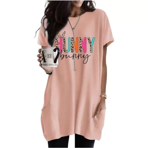 Dokotoo Womens Summer Casual Shirts Short Sleeve Tunic Tops with Pockets