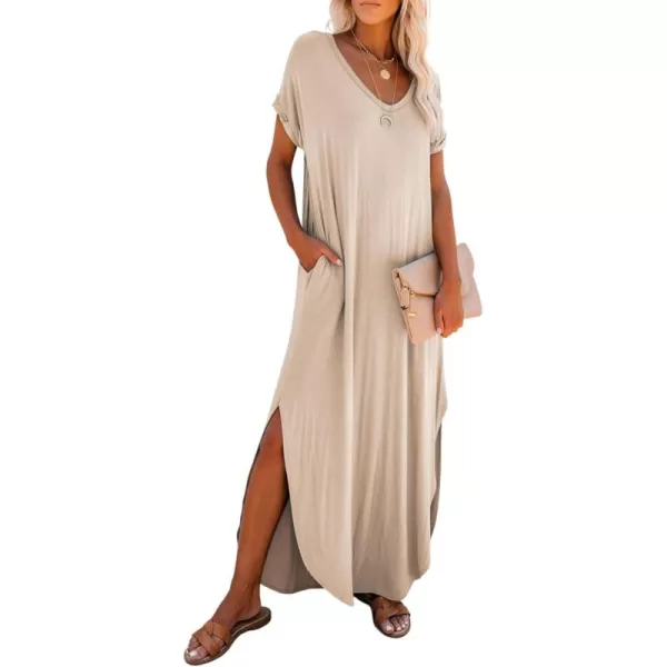 Dokotoo Womens Summer Dress Long Dress Casual Loose Maxi Dresses Beach Outfit 2024 Resort Hawaiian