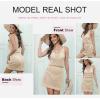 imageDokotoo Summer Crochet Hollow Out Knit Beach Bathing Suit Swim Cover Ups Cruise Outfits Vacation Dresses for Women 2025Apricot