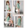 imageDokotoo Summer Crochet Hollow Out Knit Beach Bathing Suit Swim Cover Ups Cruise Outfits Vacation Dresses for Women 2025Green
