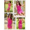 imageDokotoo Summer Crochet Hollow Out Knit Beach Bathing Suit Swim Cover Ups Cruise Outfits Vacation Dresses for Women 2025Pink