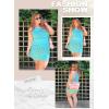 imageDokotoo Summer Crochet Hollow Out Knit Beach Bathing Suit Swim Cover Ups Cruise Outfits Vacation Dresses for Women 2025Turquoise