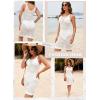 imageDokotoo Summer Crochet Hollow Out Knit Beach Bathing Suit Swim Cover Ups Cruise Outfits Vacation Dresses for Women 2025White