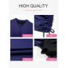 imageDokotoo Womens Long Sleeve Rash Guard Swim Shirts 14 Zip Up Sun Protection Swimsuit Top Bathing Suit No BottomNavy Blue