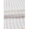 imageDokotoo Womens Swimwear Beach Bikini Swimsuit Color Block Coverups Crochet Striped Side Split Mini DressWhite