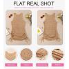 imageDokotoo Womens Swimwear Cover Ups 2025 Summer Crochet Hollow Out Knit Bathing Suit Beach DressesBeige Drawstring