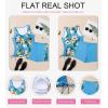 imageDokotoo Womens Tankini Swimsuits 2025 Two Piece Bathing Suits Tummy Control Swim Tank Top with Boy ShortsBlue Tropical