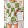 imageDokotoo Womens 2025 Fashion Tops 34 Sleeve TShirts Cute Crewneck Basic Business Tees BlousesGrass Green