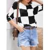 imageDokotoo Womens 2025 Fashion Tops 34 Sleeve TShirts Cute Crewneck Basic Business Tees BlousesW Black