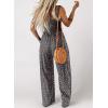 imageDokotoo Womens Casual Loose Overalls Jumpsuits One Piece Sleeveless Printed Wide Leg Long Pant Rompers With PocketsBlue 2