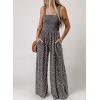imageDokotoo Womens Casual Loose Overalls Jumpsuits One Piece Sleeveless Printed Wide Leg Long Pant Rompers With PocketsBlue 2