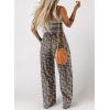 imageDokotoo Womens Casual Loose Overalls Jumpsuits One Piece Sleeveless Printed Wide Leg Long Pant Rompers With PocketsBlue 6