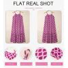 imageDokotoo Women Summer Dresses 2025 Spaghetti Strap Scoop Neck Smocked Ruffle Flowy Boho Maxi DressPurple