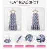 imageDokotoo Women Summer Dresses 2025 Spaghetti Strap Scoop Neck Smocked Ruffle Flowy Boho Maxi DressSky Blue 1
