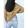imageDokotoo Womens Casual Crew Neck Sweatshirt Loose Soft Long Sleeve Pullover TopsA Khaki