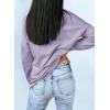 imageDokotoo Womens Casual Crew Neck Sweatshirt Loose Soft Long Sleeve Pullover TopsA Purple