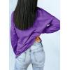 imageDokotoo Womens Casual Crew Neck Sweatshirt Loose Soft Long Sleeve Pullover TopsA Tillandsia Purple