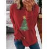 imageDokotoo Womens Casual Crew Neck Sweatshirt Loose Soft Long Sleeve Pullover TopsC Red 5