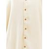imageDokotoo Womens Casual Short Sleeve Side Split Button Down Long Kimonos Cardigans Swimsuit Cover Ups Summer Beach DressApricot