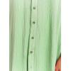 imageDokotoo Womens Casual Short Sleeve Side Split Button Down Long Kimonos Cardigans Swimsuit Cover Ups Summer Beach DressGreen