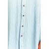 imageDokotoo Womens Casual Short Sleeve Side Split Button Down Long Kimonos Cardigans Swimsuit Cover Ups Summer Beach DressLight Blue