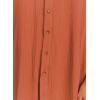 imageDokotoo Womens Casual Short Sleeve Side Split Button Down Long Kimonos Cardigans Swimsuit Cover Ups Summer Beach DressOrange