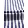 imageDokotoo Womens Summer Tops 2025 Casual Striped Color Block High Neck Tank Top Loose Knit High Low Sleeveless Shirts BlousesBlue