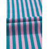 imageDokotoo Womens Summer Tops 2025 Casual Striped Color Block High Neck Tank Top Loose Knit High Low Sleeveless Shirts BlousesGreen