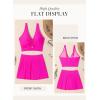 imageDokotoo Bikini Set for Women Swimsuits 2025 Swim Skirts with Removable Pads Bathing SuitBright Pink